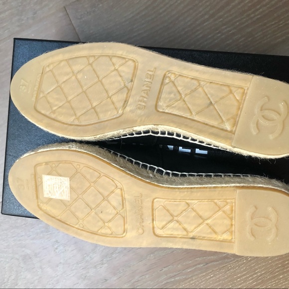 Chanel Espadrilles Black Lampskin - Picture 3 of 5